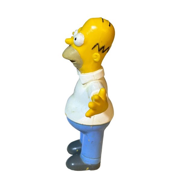 Vintage Homer Simpson 1990 Jesco Action Figure Posable 6" Rubber - Picture 5 of 12